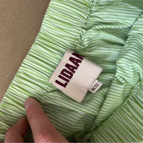 Green and White striped set from Intermix - Picture 3 of 3